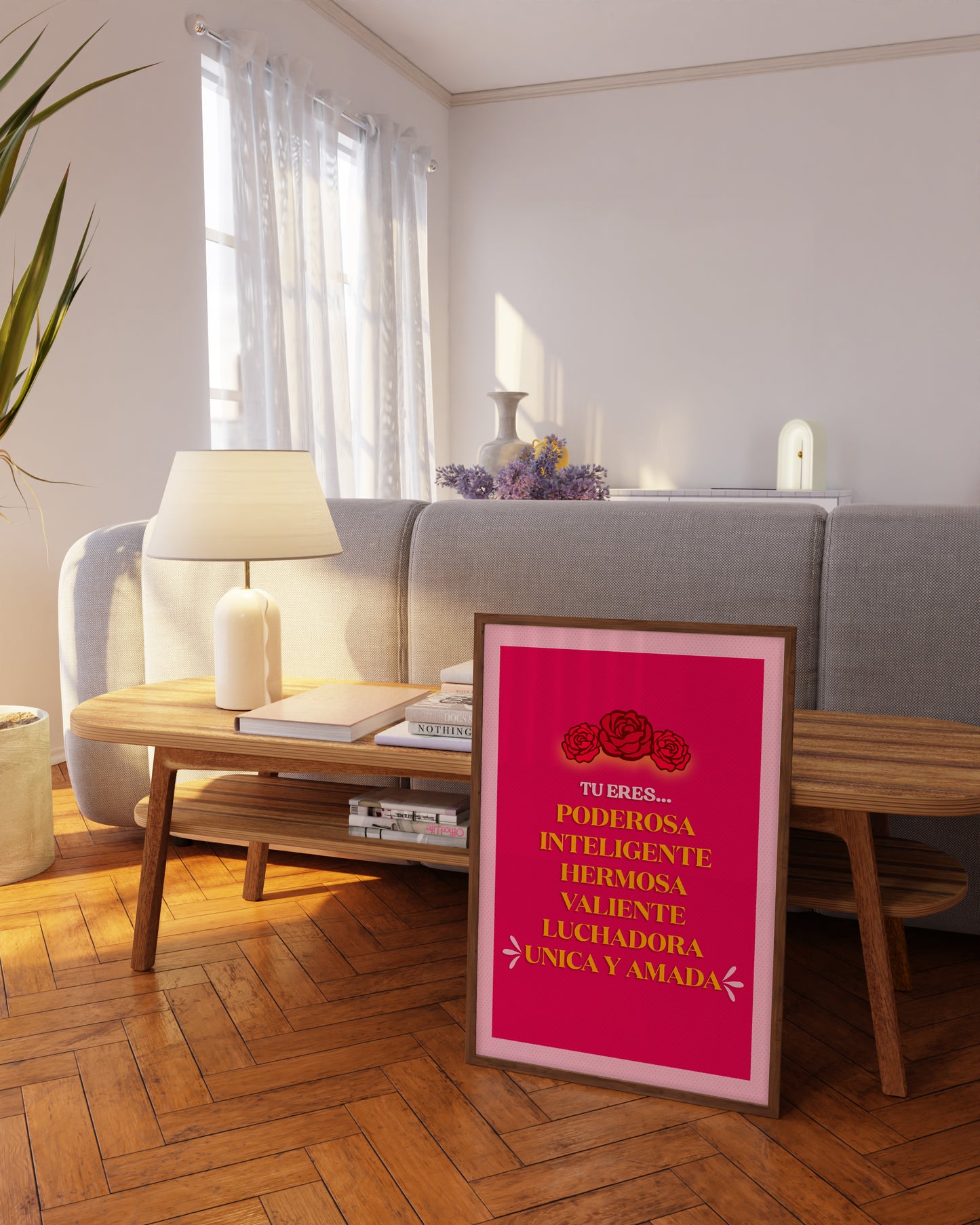 TU ERES AFFIRMATIONS: Latina Digital Print Wall Art