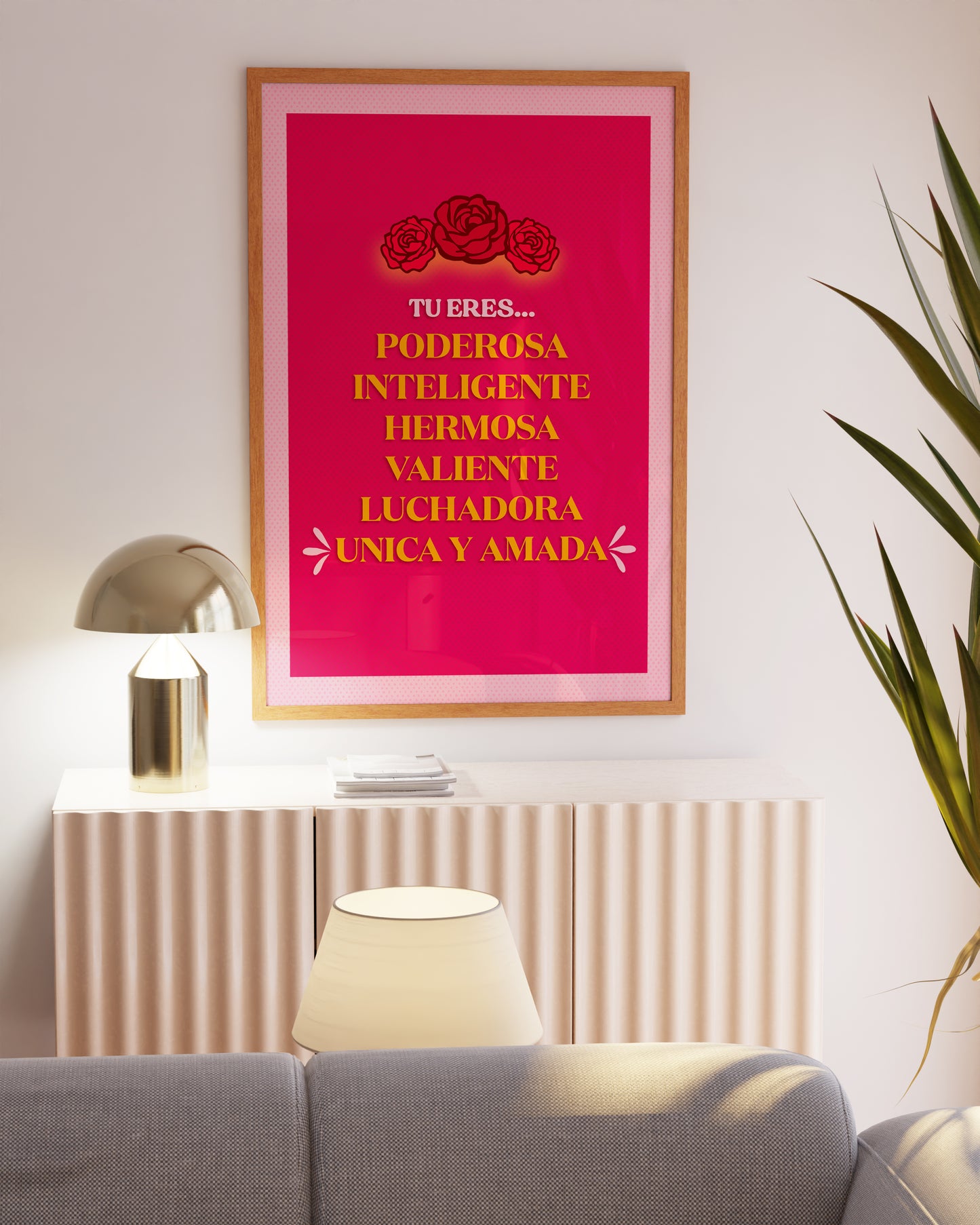 TU ERES AFFIRMATIONS: Latina Digital Print Wall Art