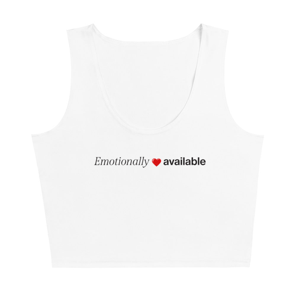 Emotionally Available Crop Top