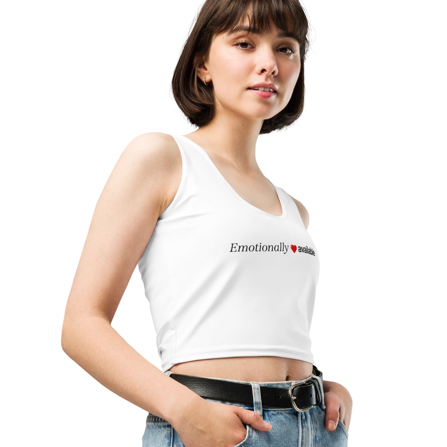 Emotionally Available Crop Top