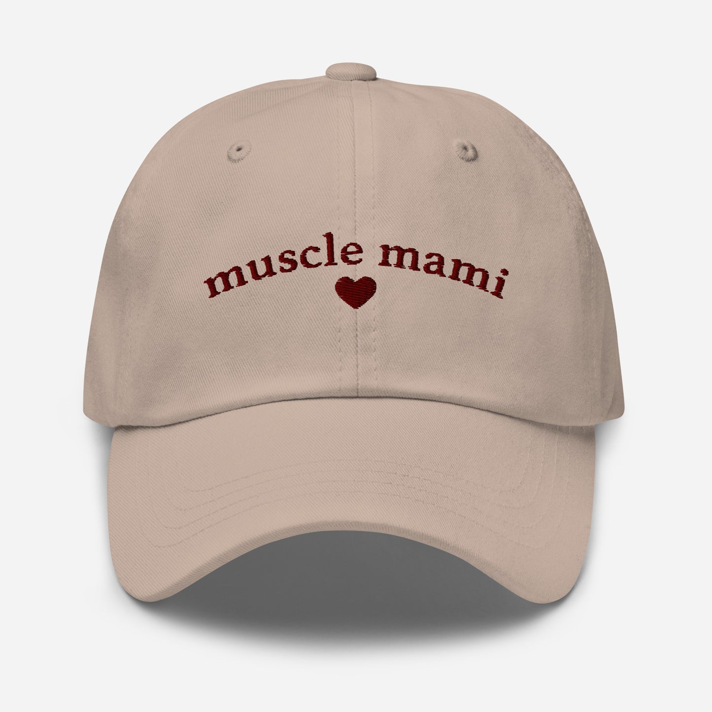 Muscle Mami Embroidered Dad Hat