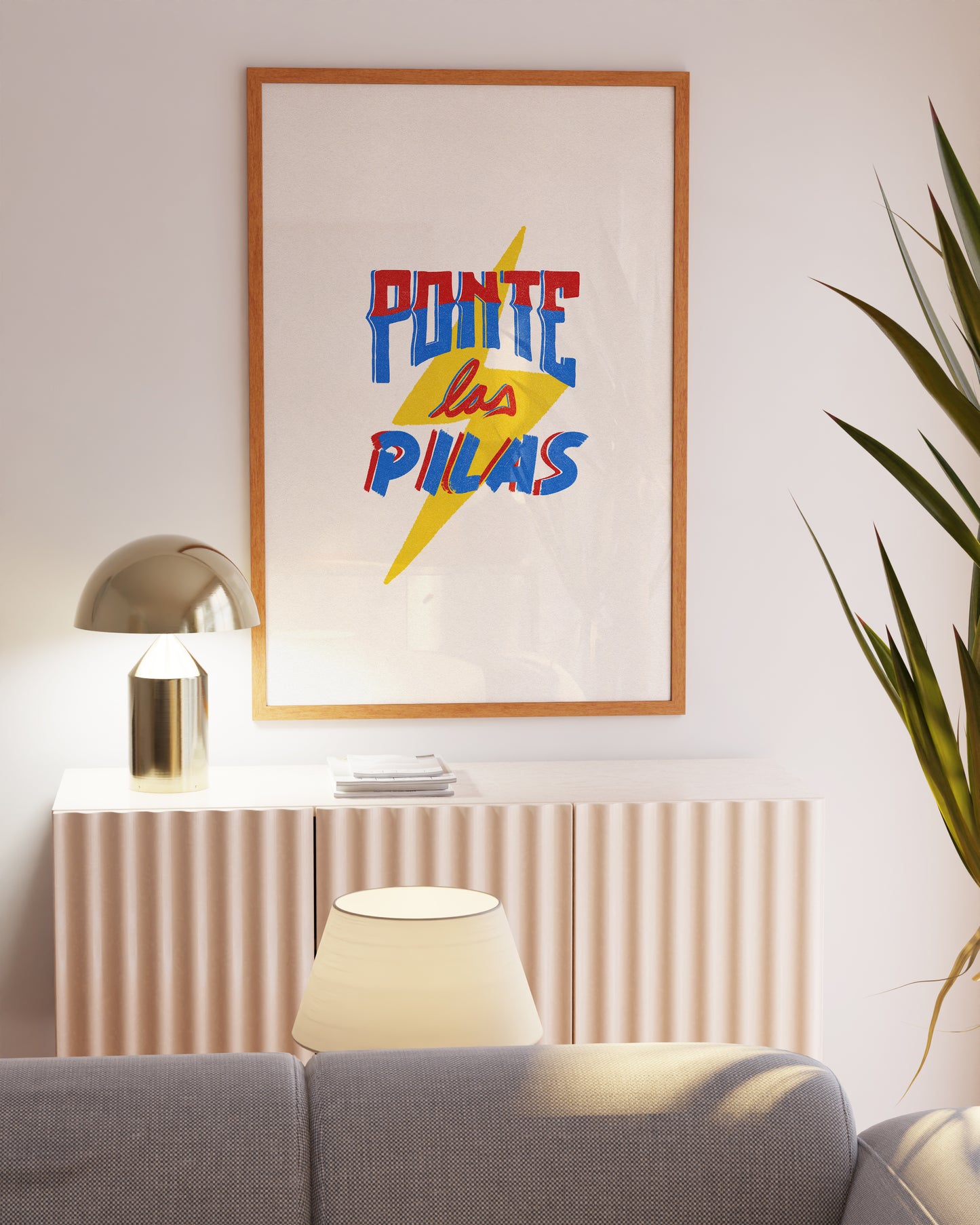 Ponte Las Pilas Retro Mexican Art Print