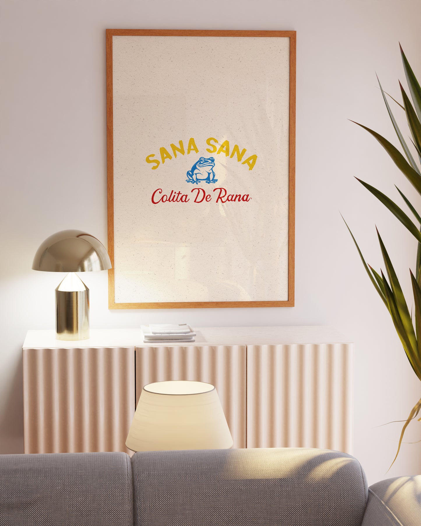 Sana Sana Colita de Rana Retro Art Print