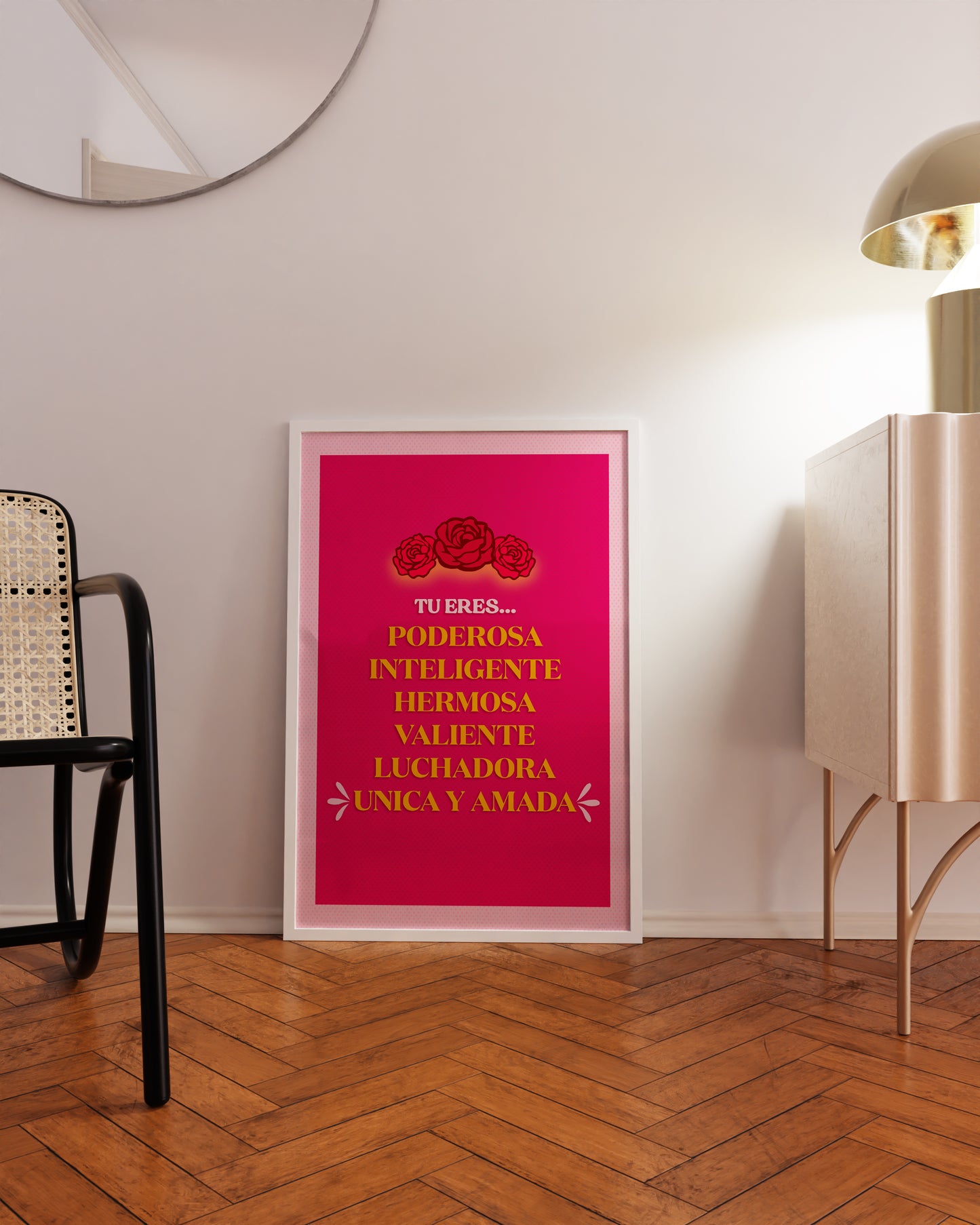 TU ERES AFFIRMATIONS: Latina Digital Print Wall Art