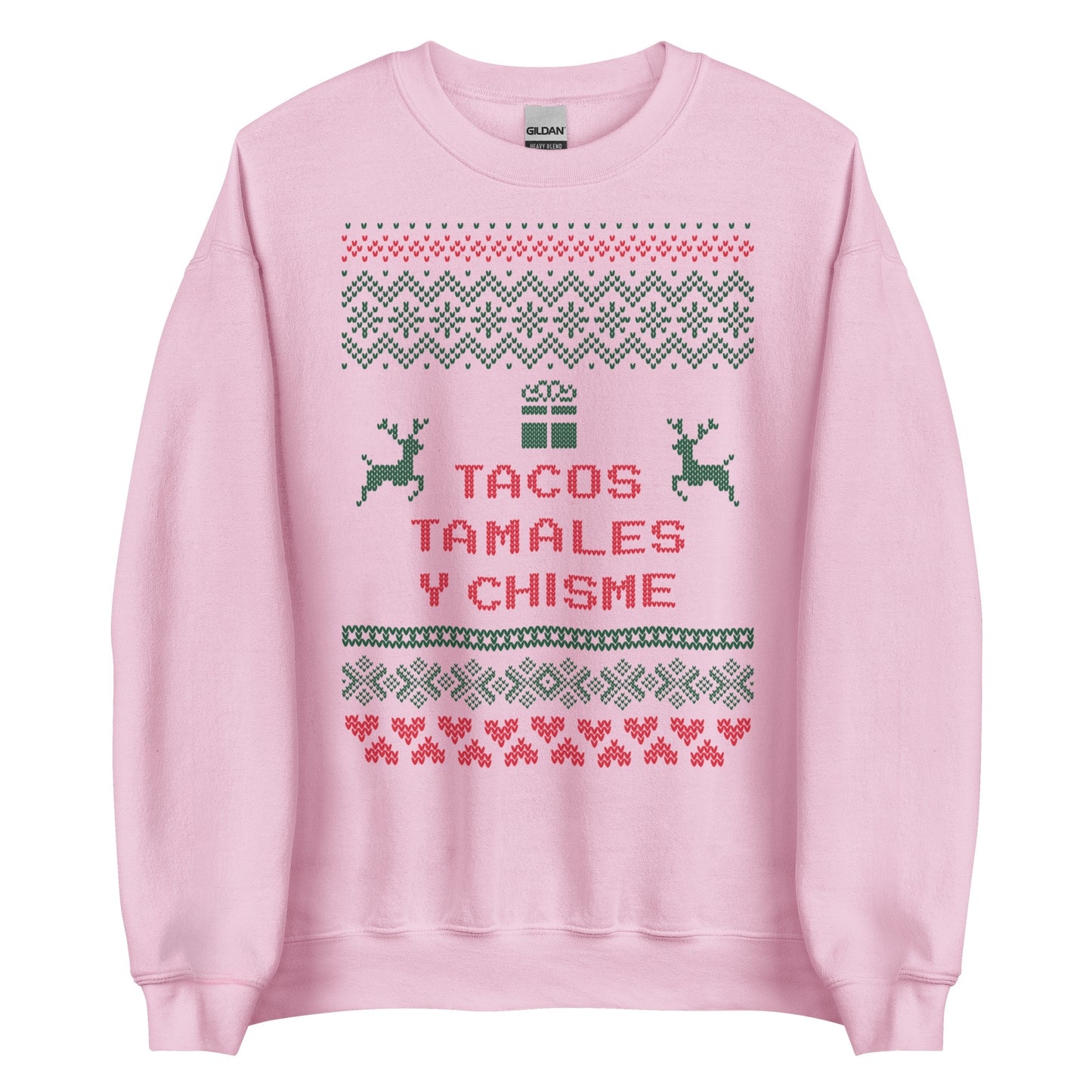 Tacos, Tamales y Chisme Ugly Christmas Sweater